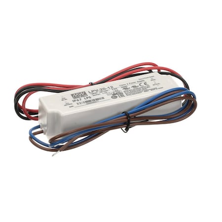 Low Temp Industries Driver, Led(20W - 120Vac/12Vdc) 360773